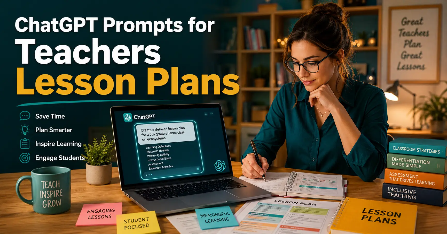 ChatGPT prompts for teachers lesson plans