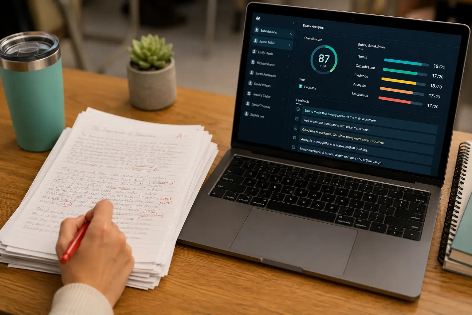AI essay grader free for teachers