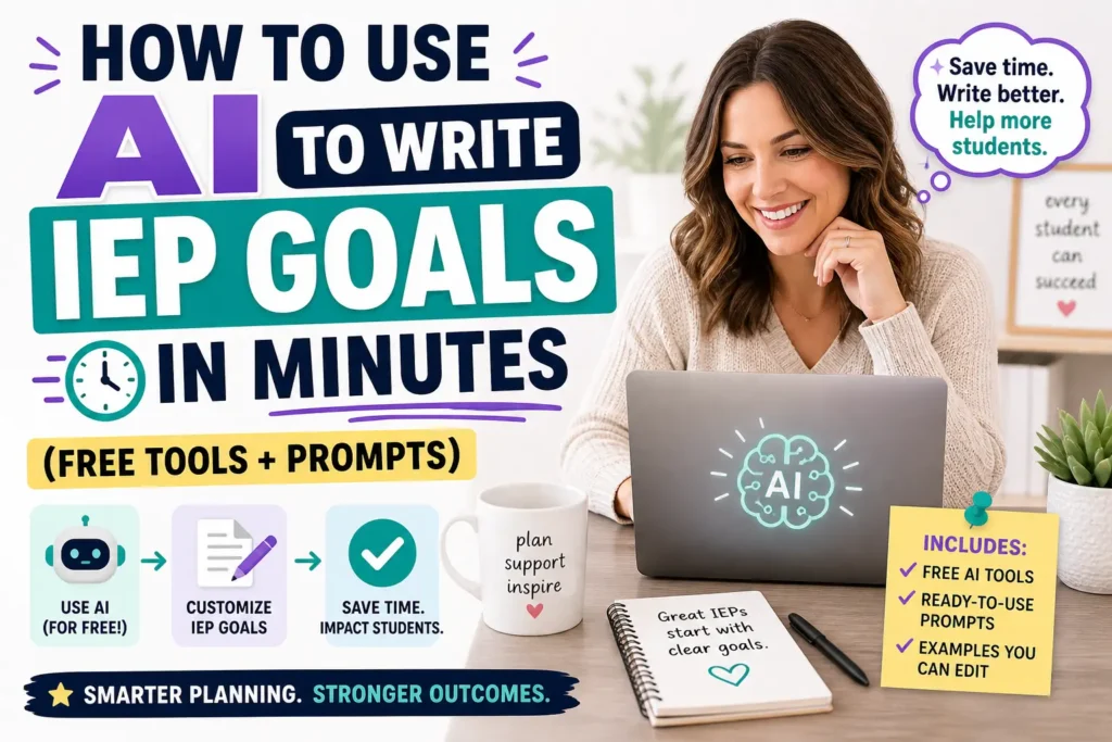 how to use AI to write IEP goals
