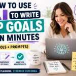 how to use AI to write IEP goals