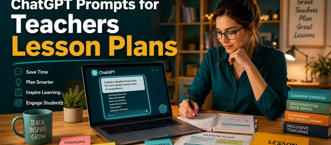 ChatGPT prompts for teachers lesson plans