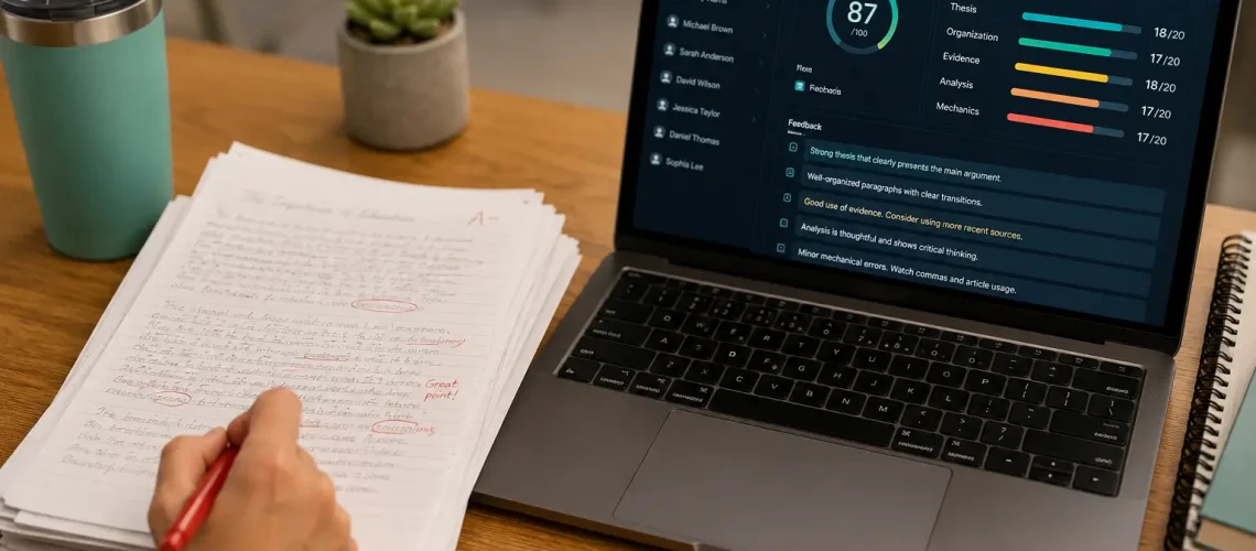 AI essay grader free for teachers